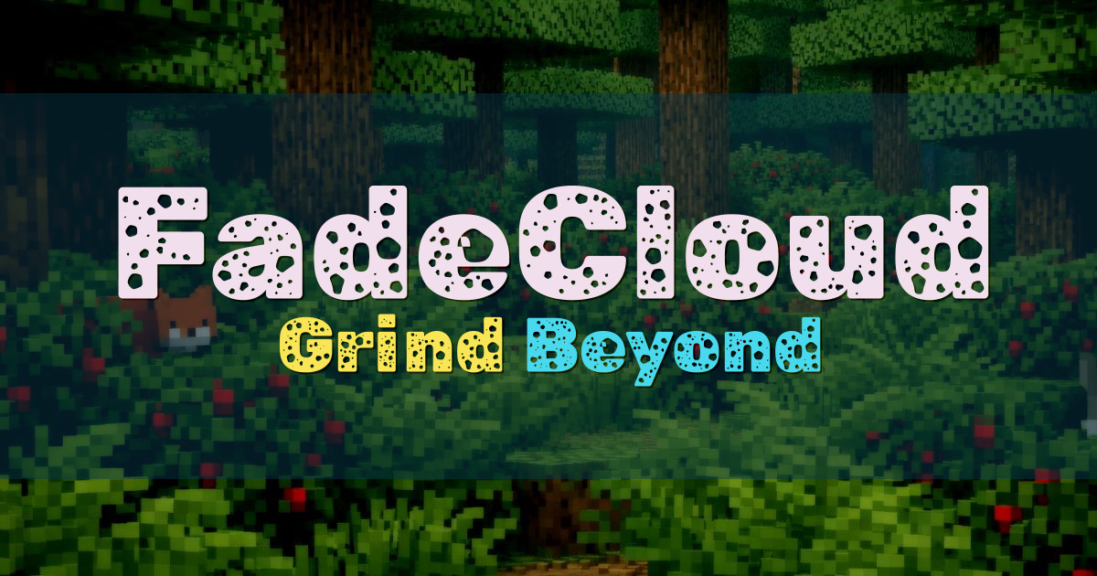 FadeCloud Gens Minecraft server