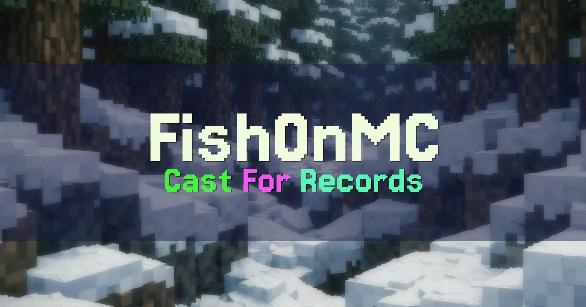 FishOnMC Fishing Minecraft server