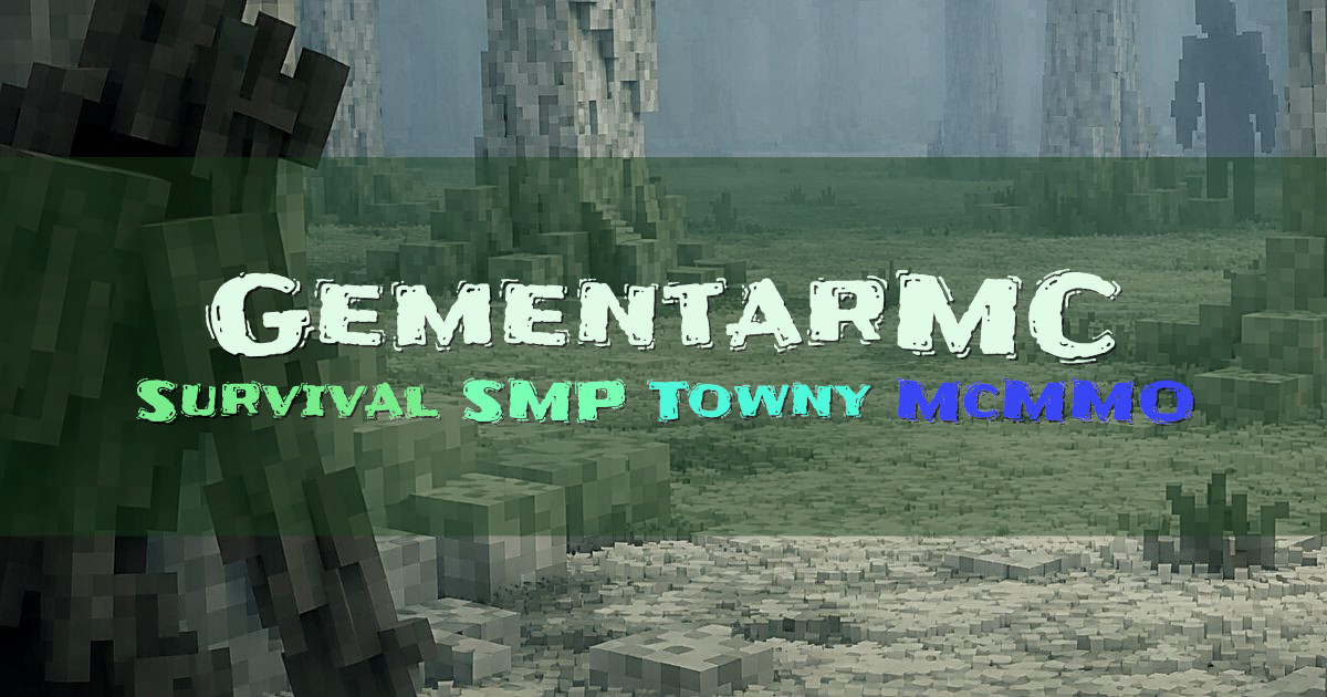 Banner for GementarMC Survival SMP for MY SG ID (play.gementarmc.com)