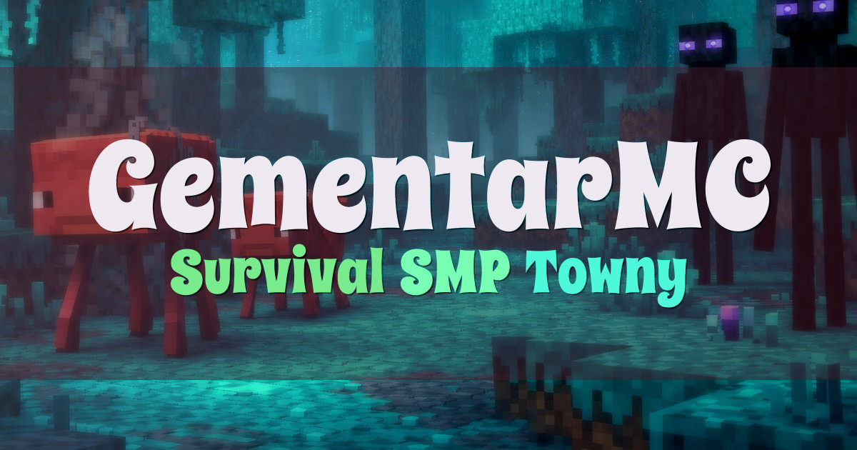 Banner for GementarMC Survival SMP for MY SG ID (play.gementarmc.com)