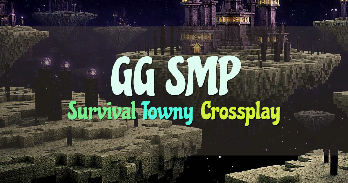 Banner for GG SMP Survival with Towny and Custom Content (mc.ggsmp.net)