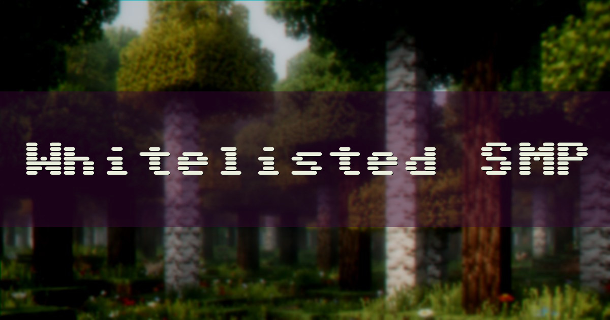 Banner for GlowySMP Whitelisted Semi Vanilla SMP (glowysmp.eu)