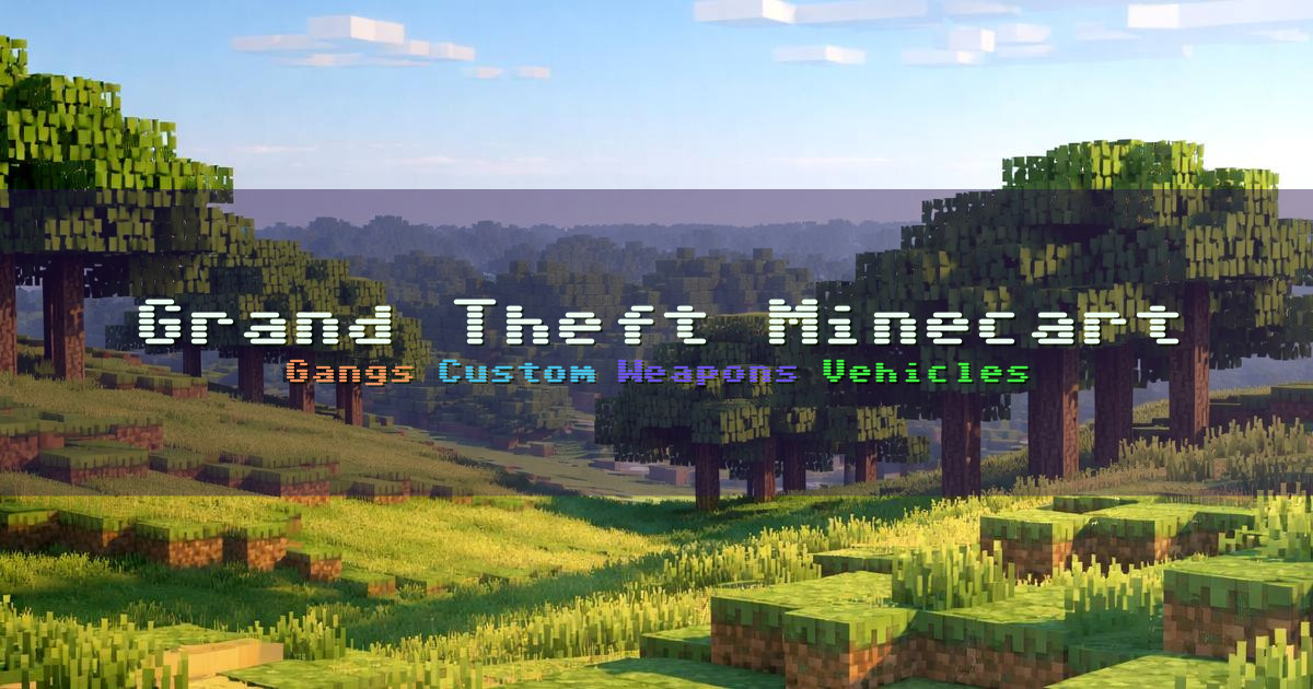 Banner for Grand Theft Minecart GTA Style City PvP (org.gtm.network)