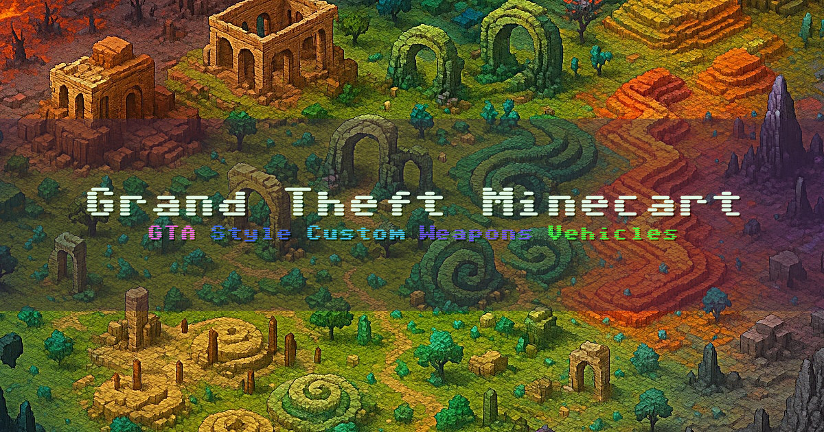 Banner for Grand Theft Minecart GTA Style Minecraft Server