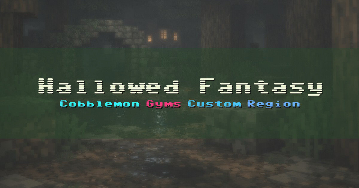 Banner for Hallowed Fantasy Cobblemon Survival Custom Region (play.hallowedfantasy.com)
