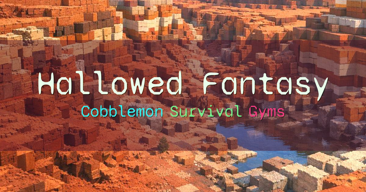 Banner for Hallowed Fantasy Cobblemon Survival Fantasy Region (play.hallowedfantasy.com)