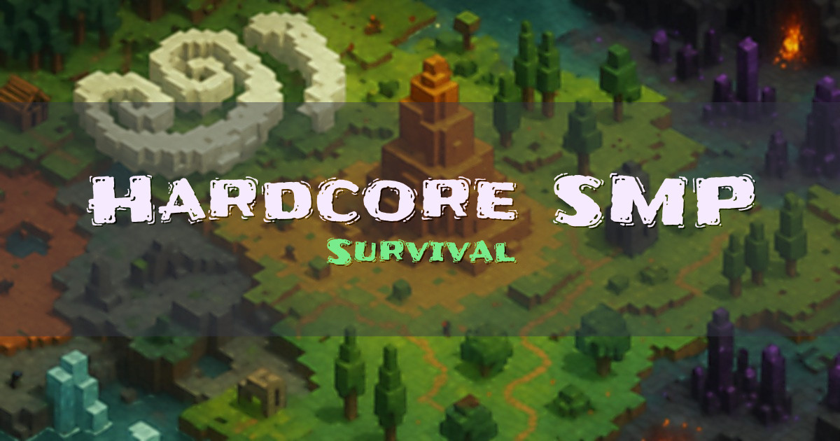 Hardcore SMP Survival Minecraft server