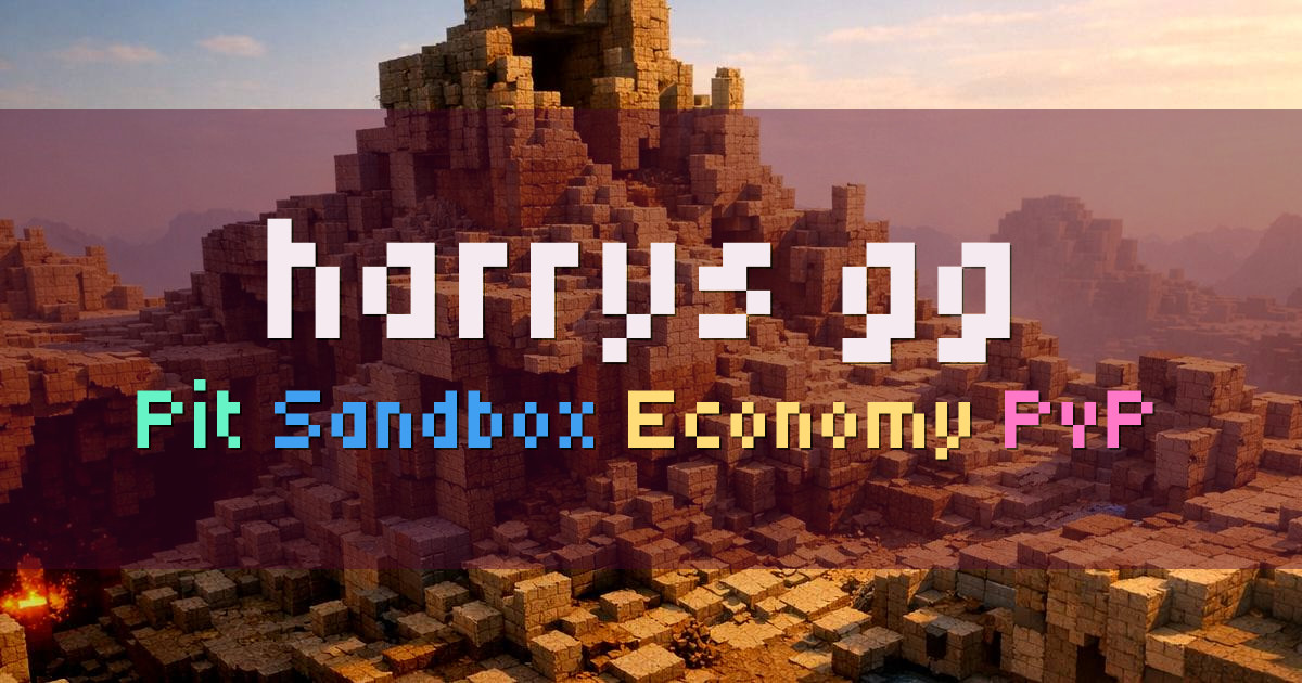 Banner for harrys.gg Unique Persistent Gamemodes (mcs.harrys.gg)