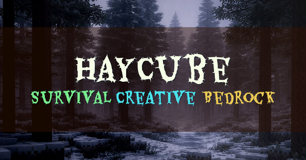 Banner for HayCube Laid Back Survival and Creative (mcs.haycube.net)