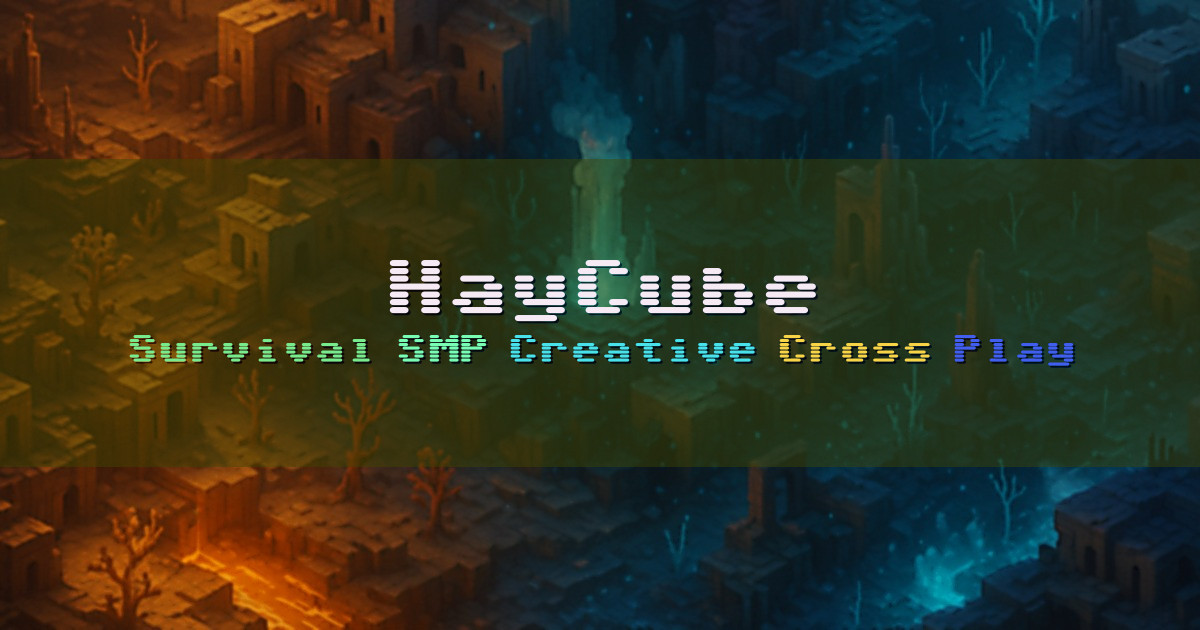 Banner for HayCube Laid Back Survival SMP and Creative (mcs.haycube.net)