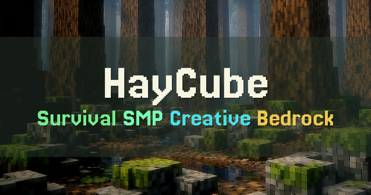 Banner for HayCube Survival SMP and Creative (mcs.haycube.net)