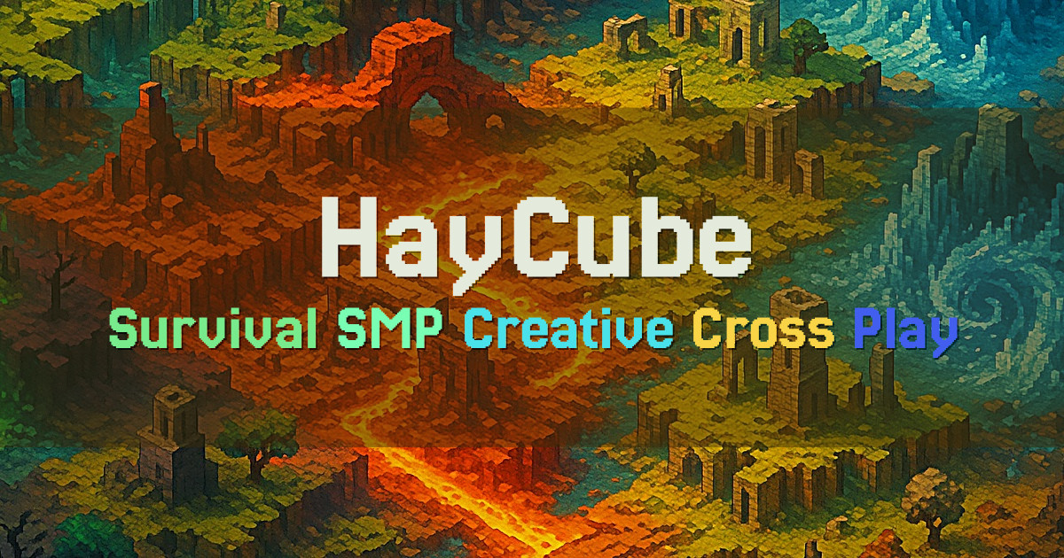 Banner for HayCube Survival SMP and Creative Server
