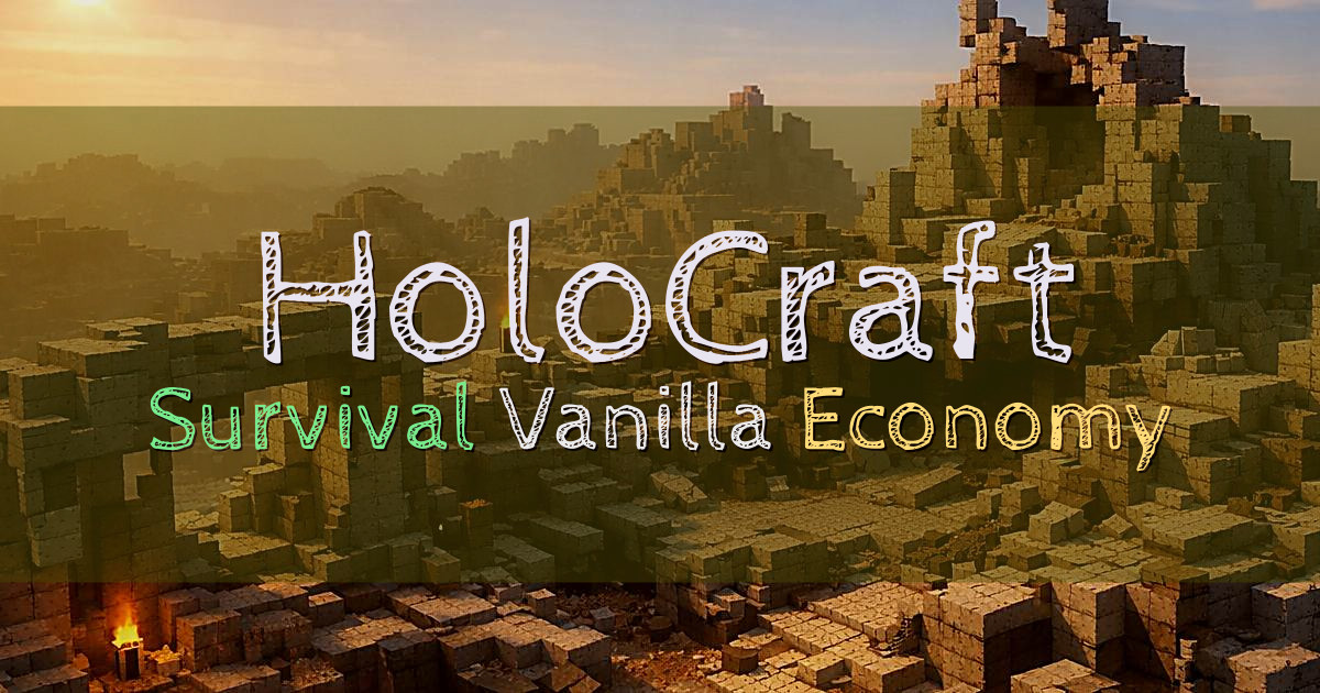 Banner for HoloCraft Hololive Inspired Survival and Vanilla (play.holocraft.xyz)