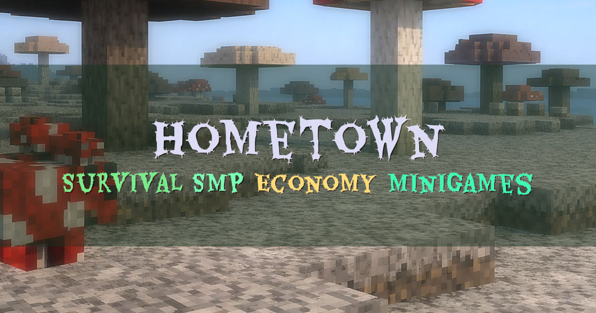 Banner for Hometown Community Survival SMP (smp.hometownmc.com)