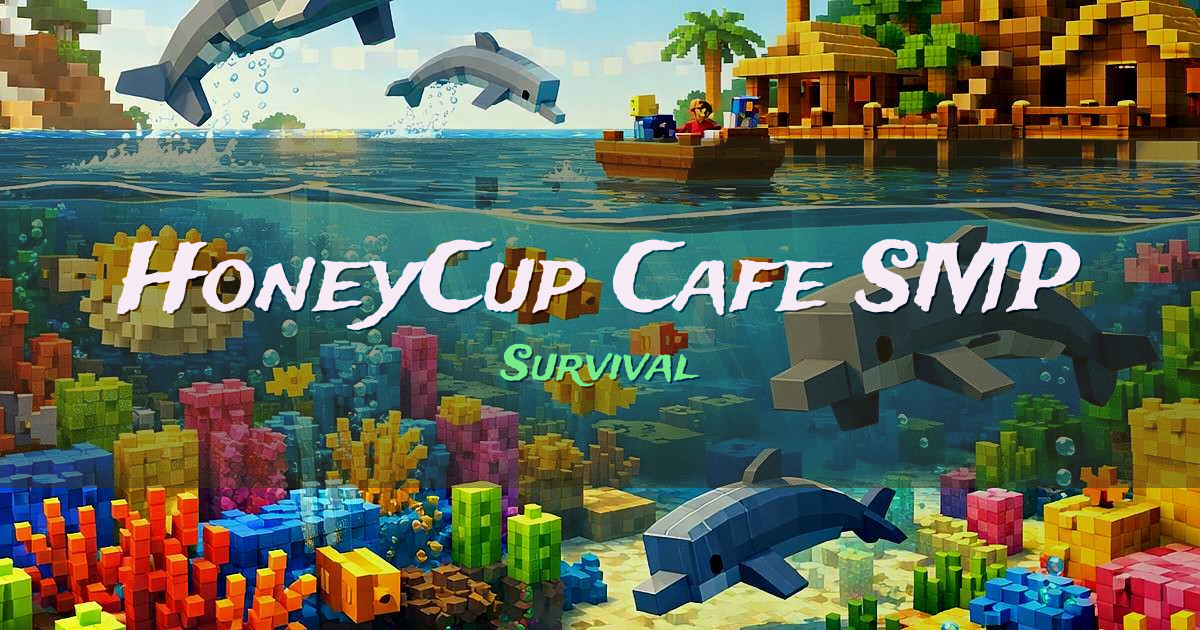 HoneyCup Cafe SMP Survival Minecraft server