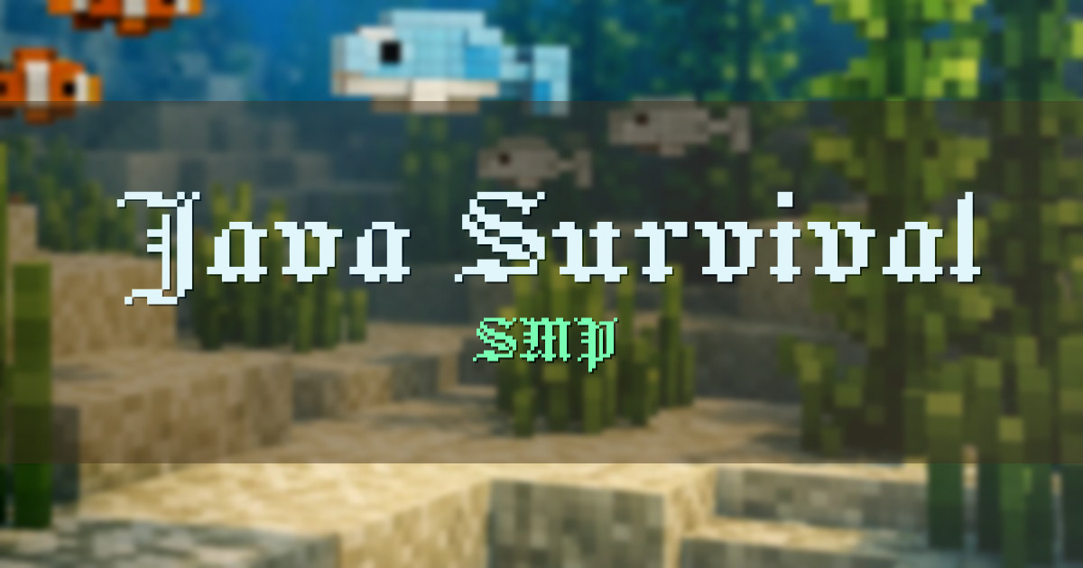 Banner for Java Survival SMP