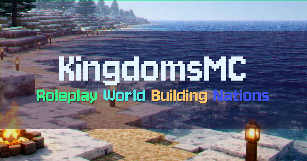 Banner for KingdomsMC World Building Roleplay Nations and Towns (kingdomsmc.com)