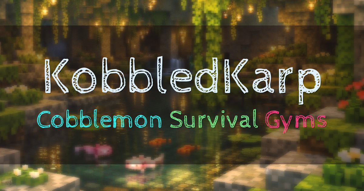 Banner for KobbledKarp Cobblemon Survival with Gyms (play.kobbledkarp.com)