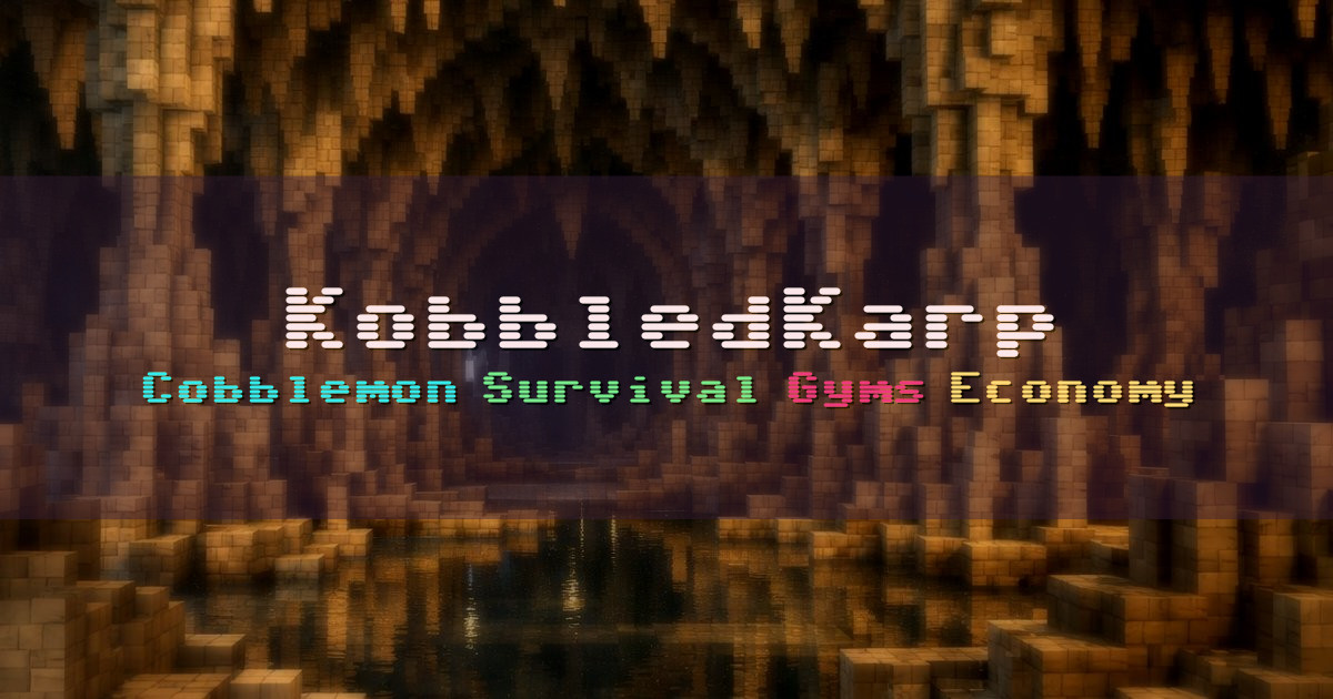 Banner for KobbledKarp Cobblemon Survival with Gyms (play.kobbledkarp.com)