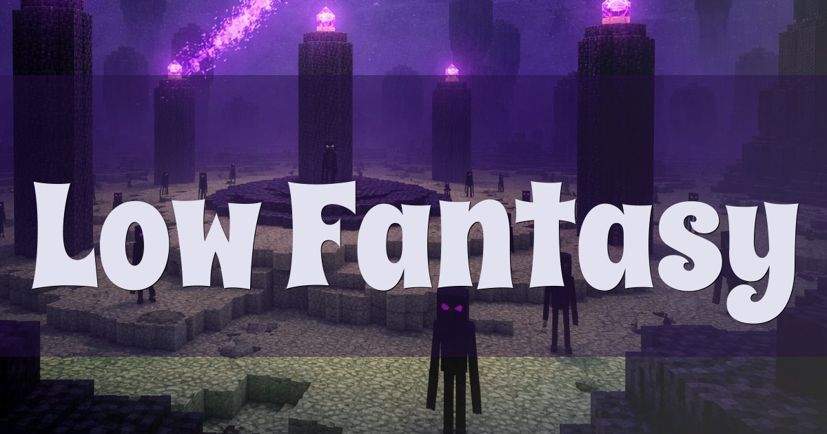 Banner for Kodrea Games Low Fantasy Vanilla Plus RPG (mc.kodreagames.com)