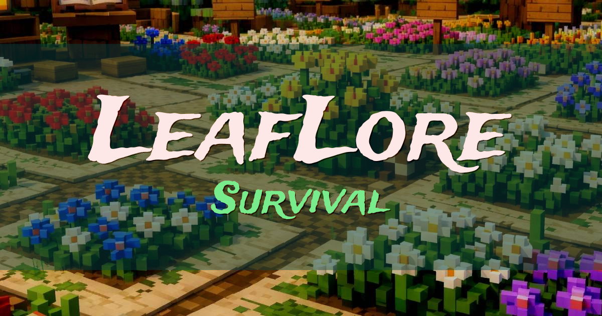 LeafLore Survival Minecraft server