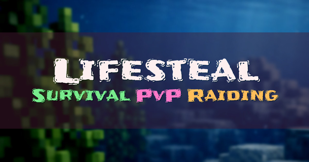 Banner for Lifesteal Survival with PvP and Raiding (play.lifesteal.rip)