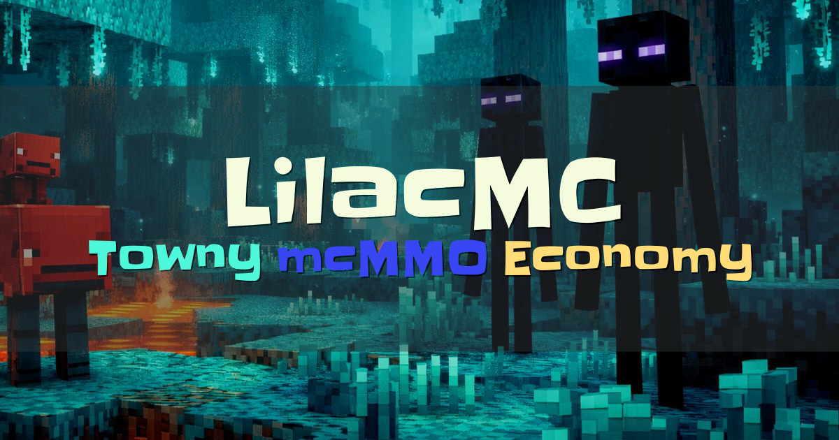 Banner for LilacMC Towny SMP With Player Driven Economy (epic.lilacmc.net)