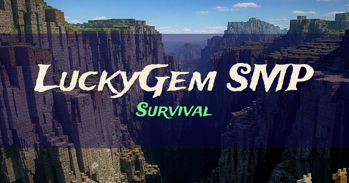 LuckyGem SMP Survival Minecraft server