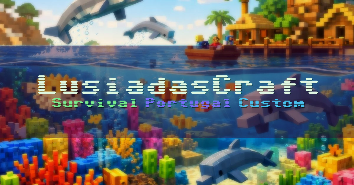 Banner for LusiadasCraft Survival português com mecânicas customizadas (mc.lusiadascraft.com)