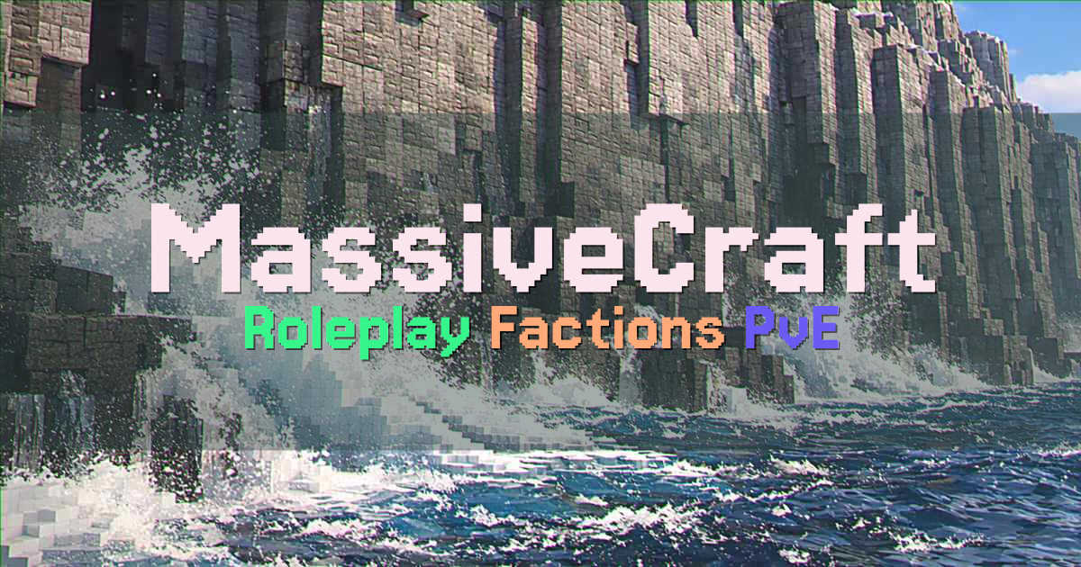 Banner for MassiveCraft Multiple Game Modes Roleplay Factions and PvE
