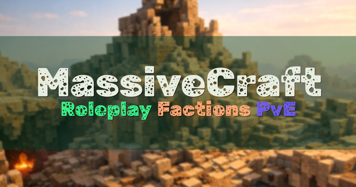Banner for MassiveCraft Roleplay Factions and PvE (massivecraft.com)