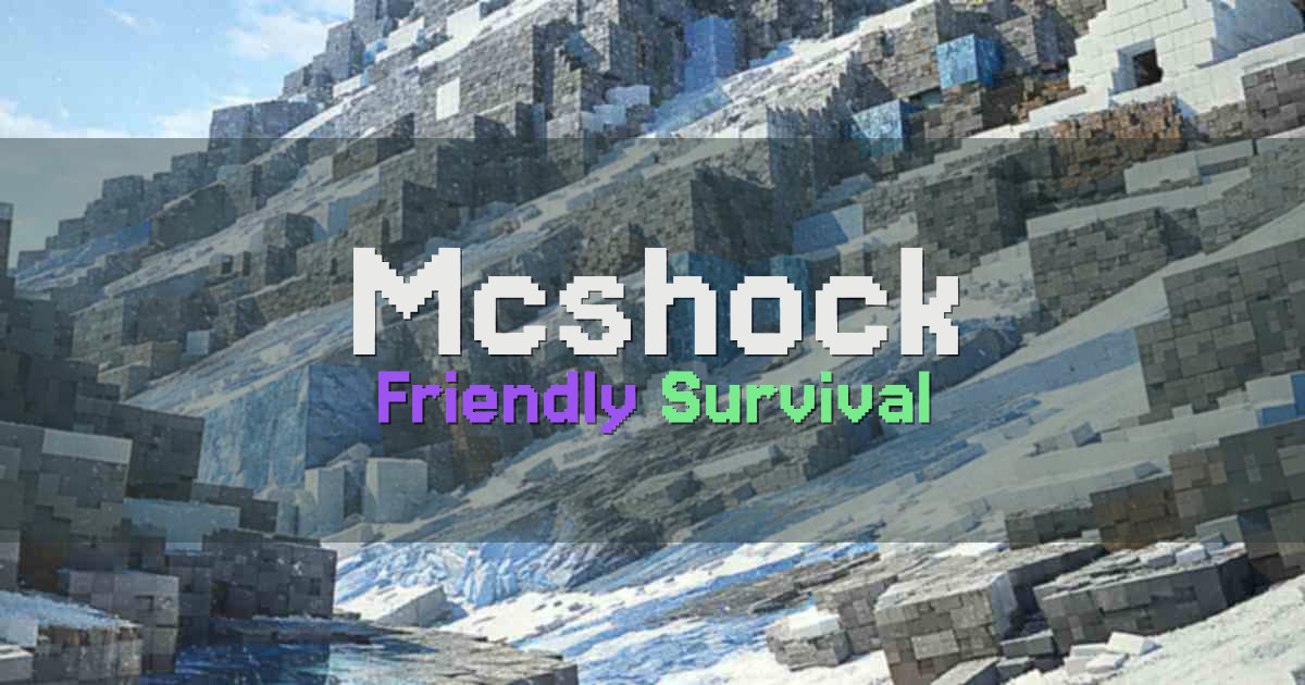 Mcshock Survival Minecraft server