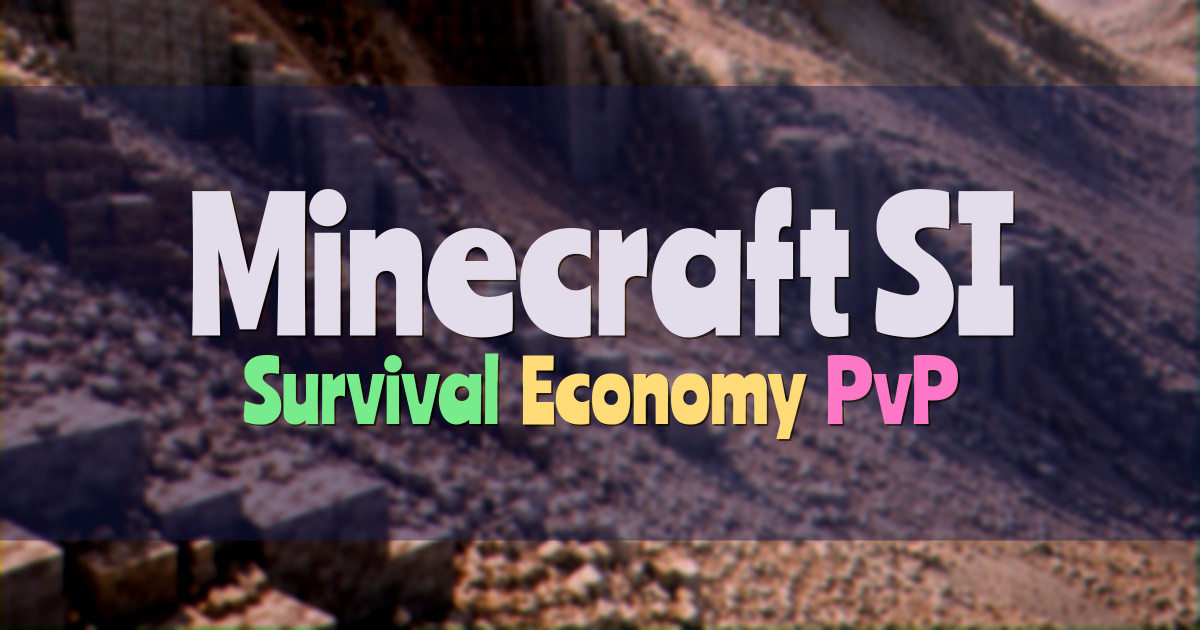 Banner for Minecraft.SI Slovenski Survival Economy PvP (minecraft.si)