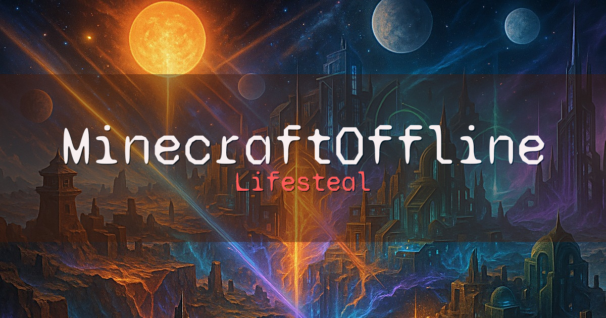 Banner for MinecraftOffline Lifesteal (minecraftoffline.net)