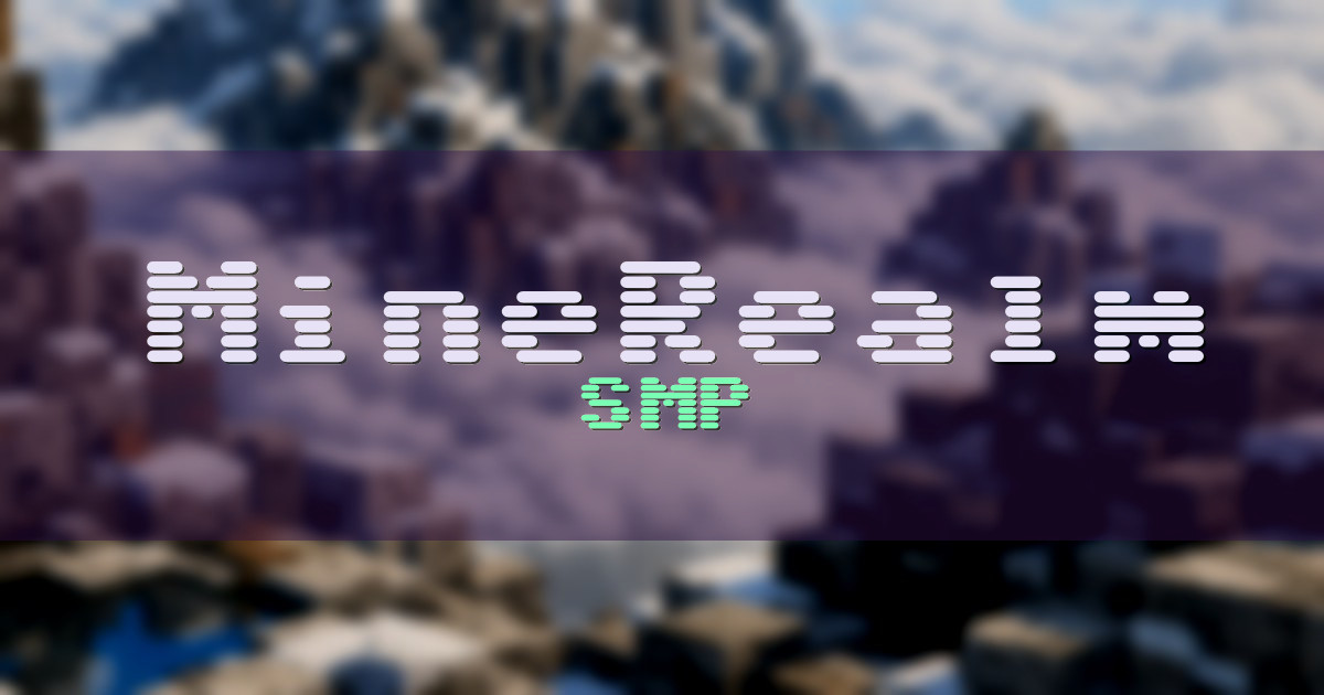 Banner for MineRealm SMP (classic.minerealm.com)