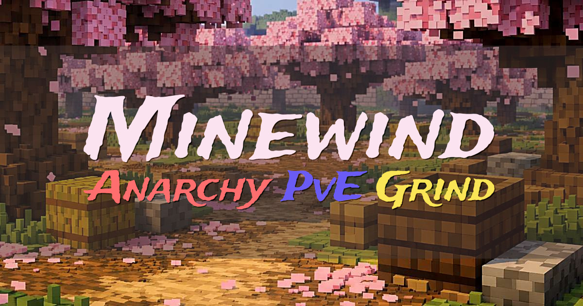 Banner for Minewind Survival Anarchy with Loot and Events (java.minewind.net)