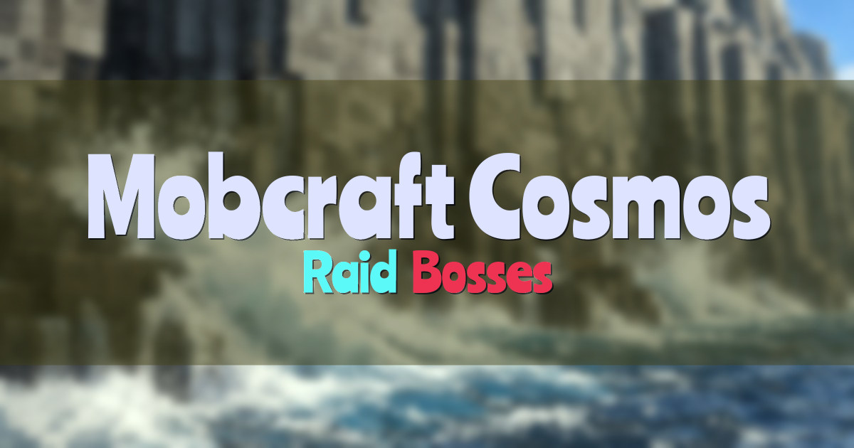 Mobcraft Cosmos Pixelmon Minecraft server