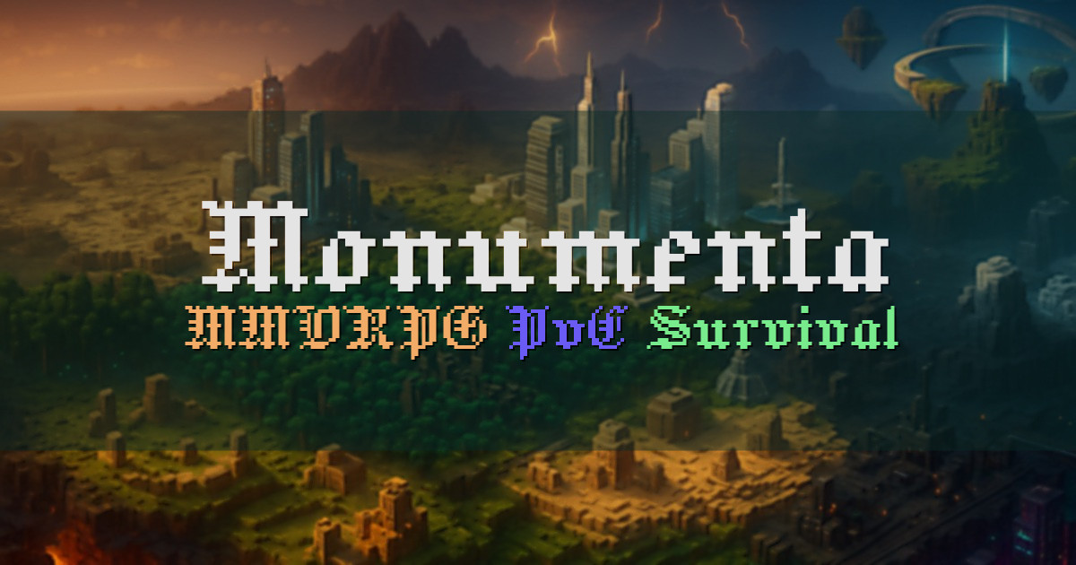Banner for Monumenta CTM Inspired Survival MMORPG (server.playmonumenta.com)