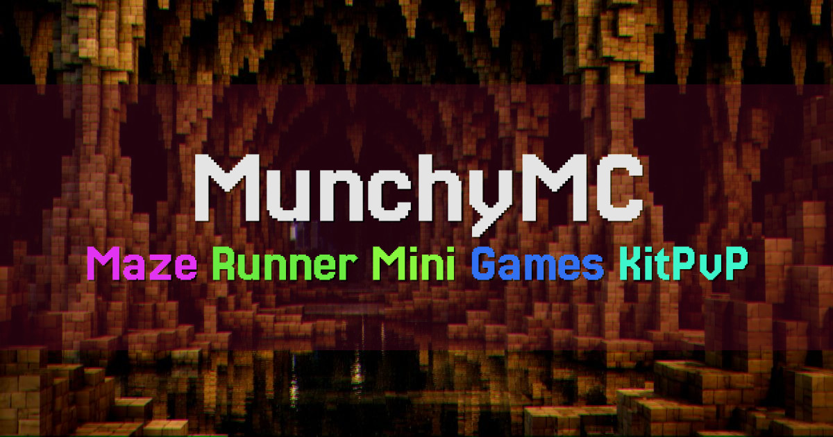 Banner for MunchyMC Maze Runner and Mini Games (munchymc.com)