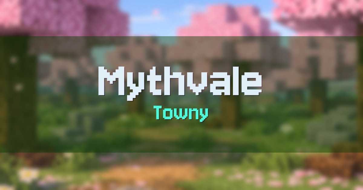 Mythvale Towny Minecraft server