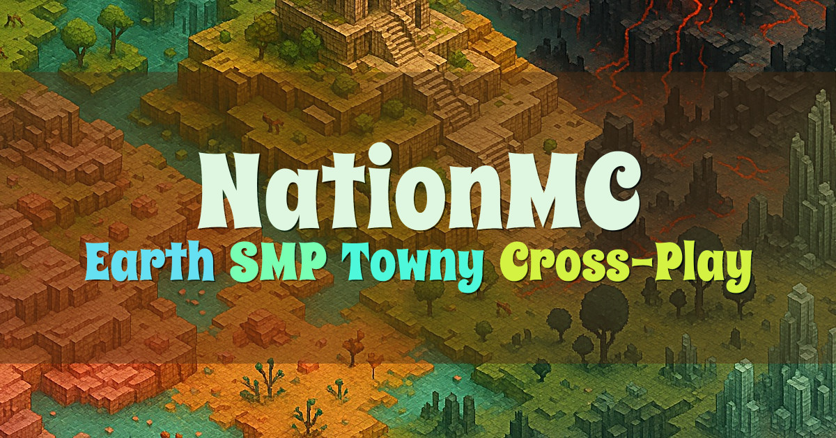 Banner for NationMC Earth SMP Towny (nationmc.net)