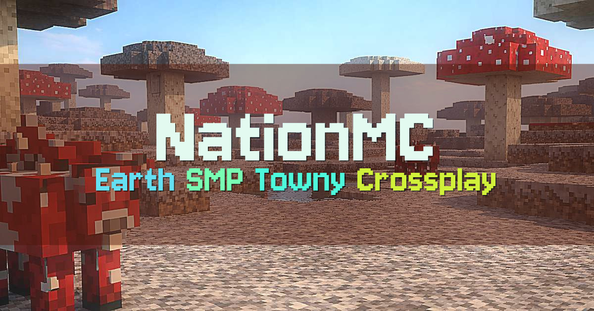 Banner for NationMC Earth SMP Towny Nations (nationmc.net)