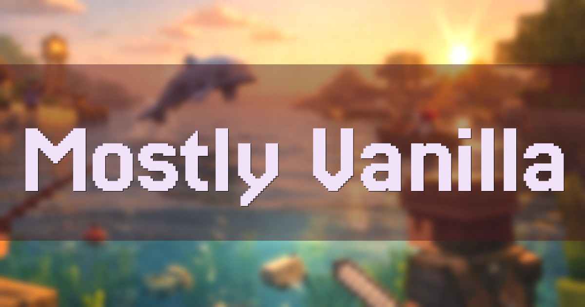 Banner for Nimera Mostly Vanilla Survival Server (nimera.fun)