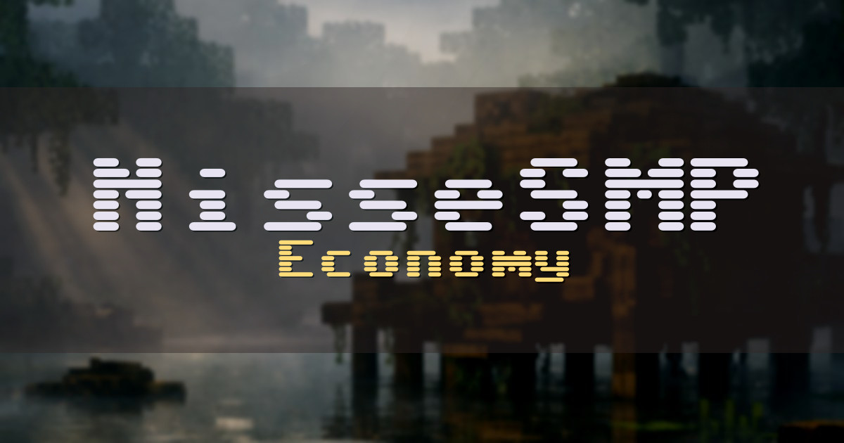 Banner for NisseSMP Economy