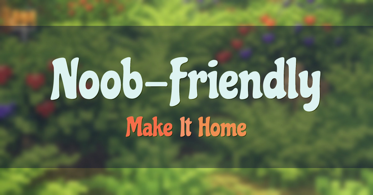 Noob-Friendly Survival Minecraft server