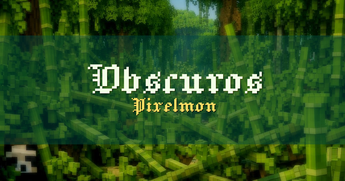 Banner for Obscuros Pixelmon (mc.playobscuros.com)