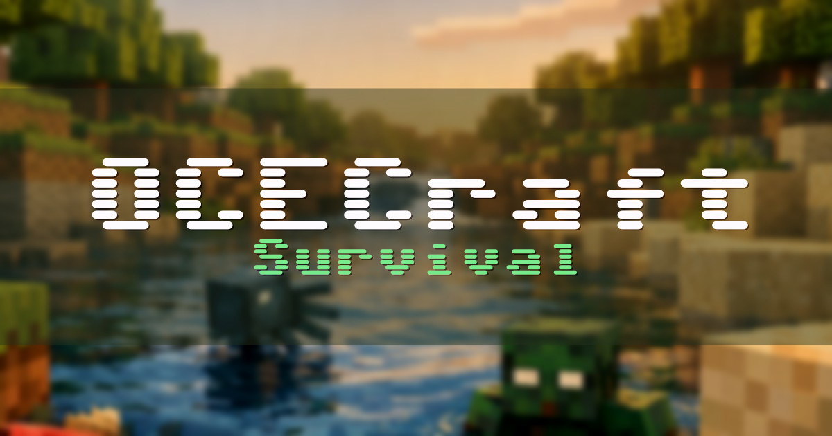 OCECraft Survival Minecraft server