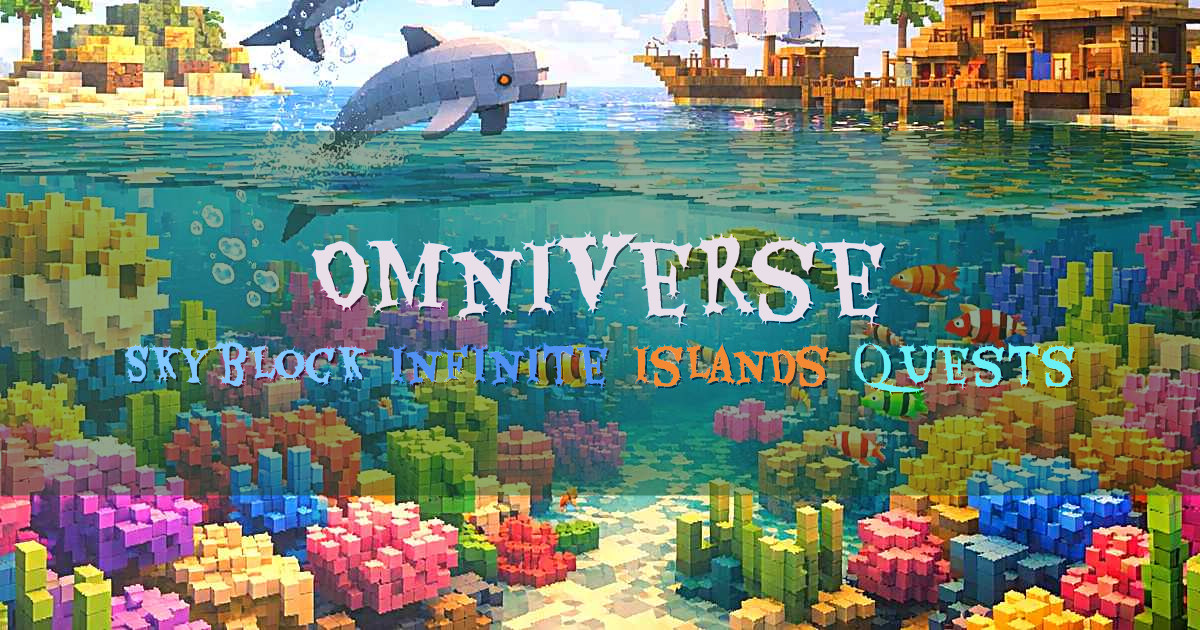 Banner for Omniverse Skyblock with Infinite Islands and Caves (omni-verse.us)
