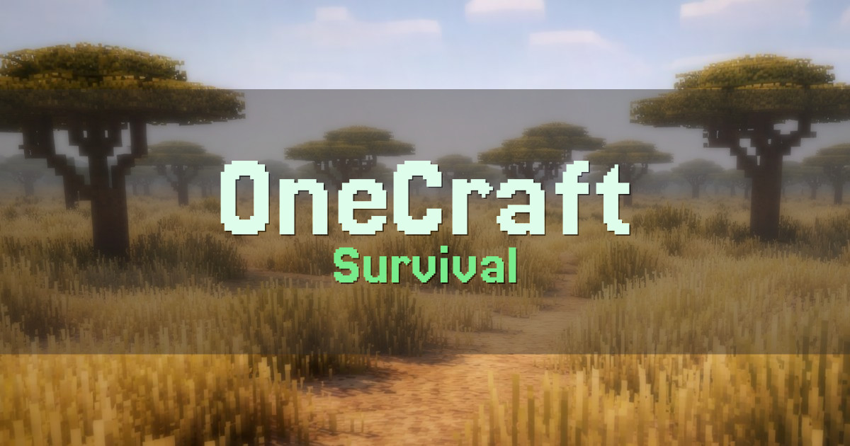 Banner for OneCraft Survival (onecraft.pw)