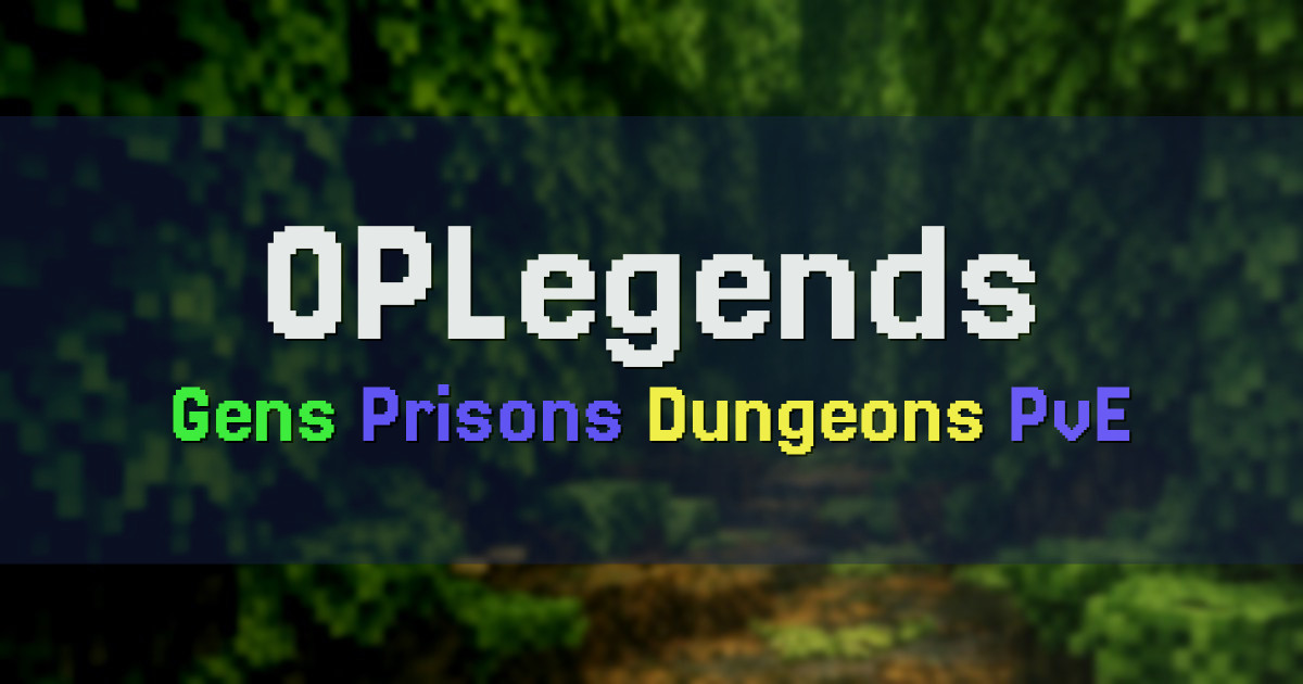 Banner for OPLegends Custom Gens Prisons and Dungeons (ms.oplegends.com)